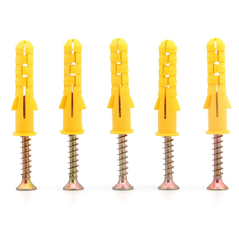Drywall Anchor Screw - 100개 건식벽체 앵커 및 나사 모음