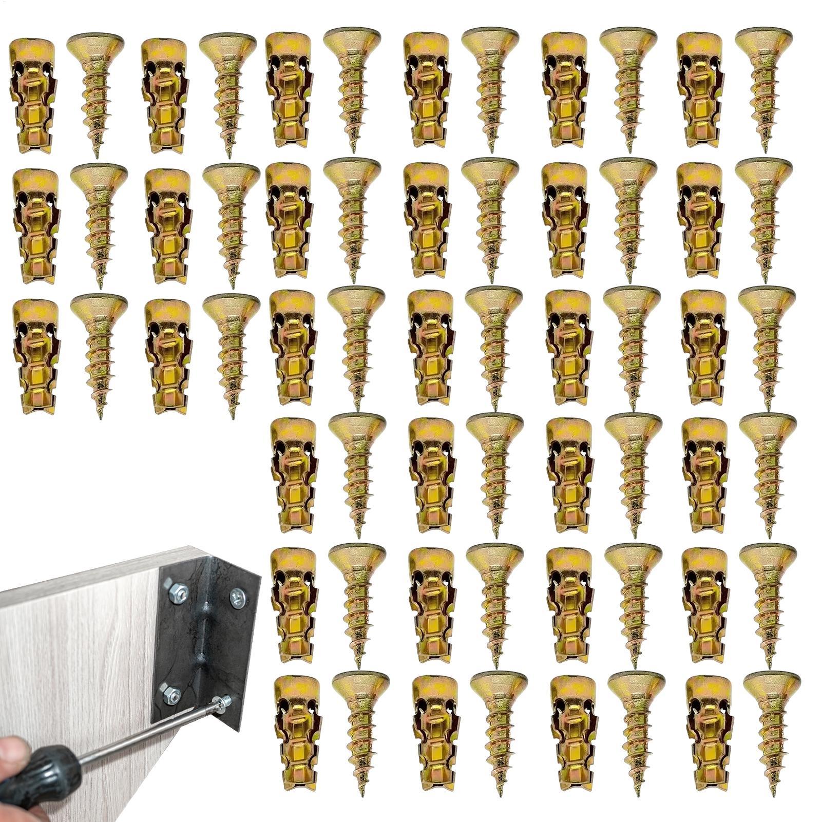 Drywall Anchor Screw - 탄소강 짧은 확장 나사 세트 캐비닛