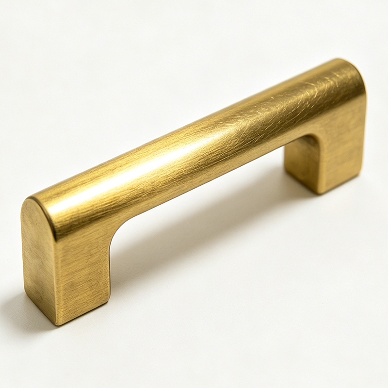 Cabinet Handle Pull - 맞춤형 황동 널링 도어 핸들 CNC