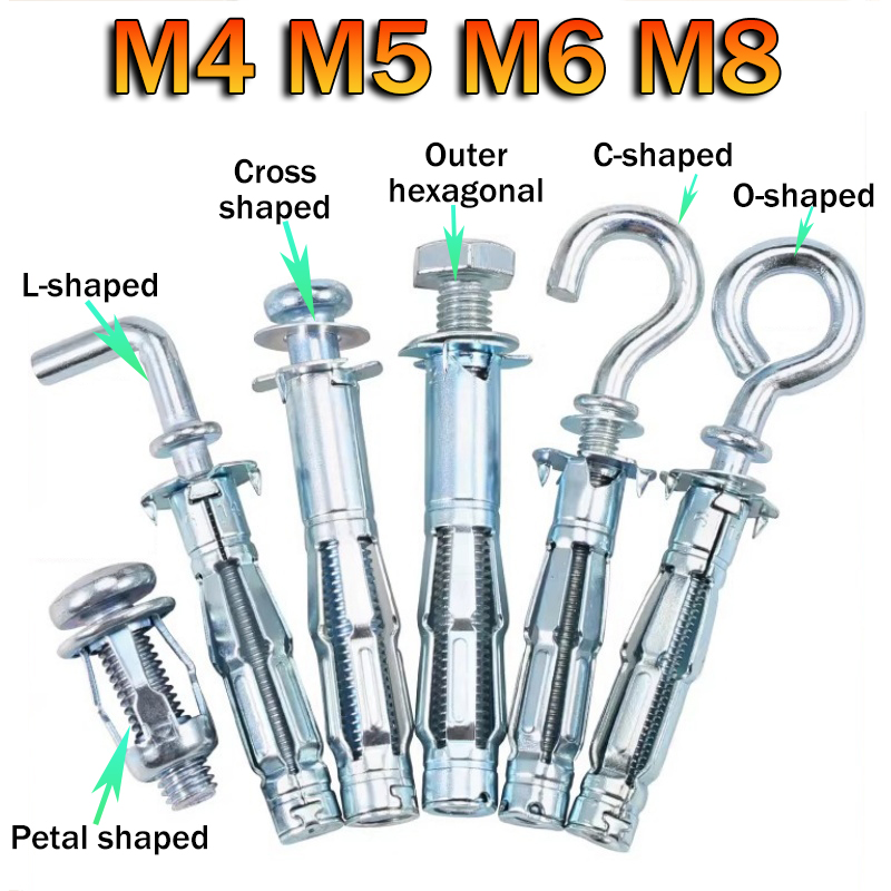Drywall Anchor Screw - M4 M5-M8 석고보드 앵커, 플라스터보드 캐비티