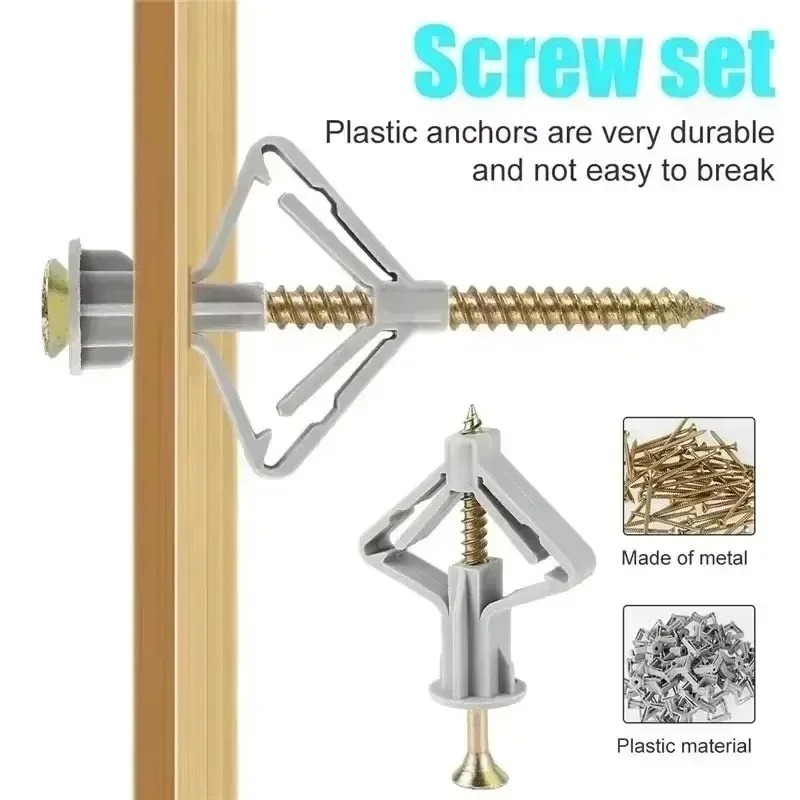 20-200개입 항공기 확장 플러그 건식벽 앵커 자가  - Drywall Anchor Screw 리뷰 및 가격