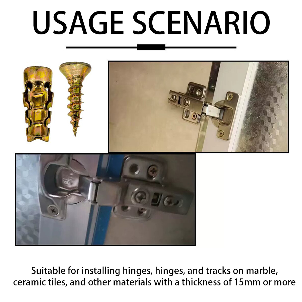 6*14mm 도어 힌지 스레드 수리 나사 짧은 확장 벽 - Drywall Anchor Screw 리뷰 및 가격