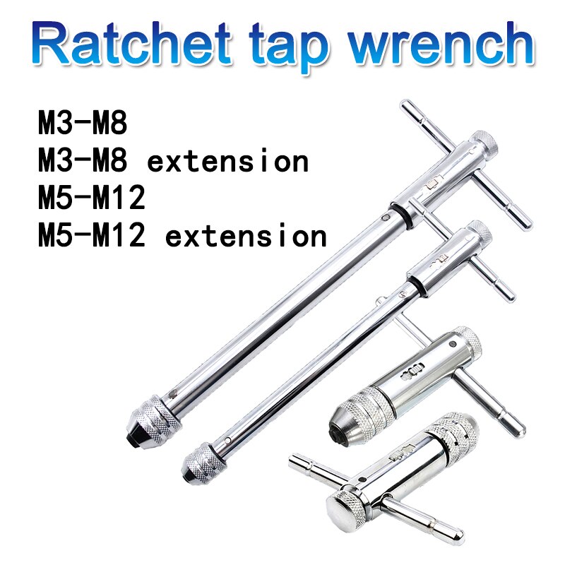 조정 가능한 래칫 핸드 탭 렌치 M3-M8 M5-M12 - Home Improvement Retail 리뷰 및 가격
