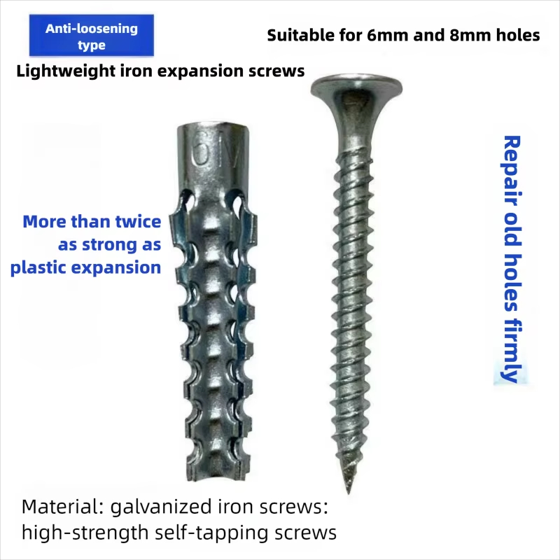 고강도 강재 벽 앵커 세트 6 8mm 금속 팽창 파이프 - Drywall Anchor Screw 리뷰 및 가격