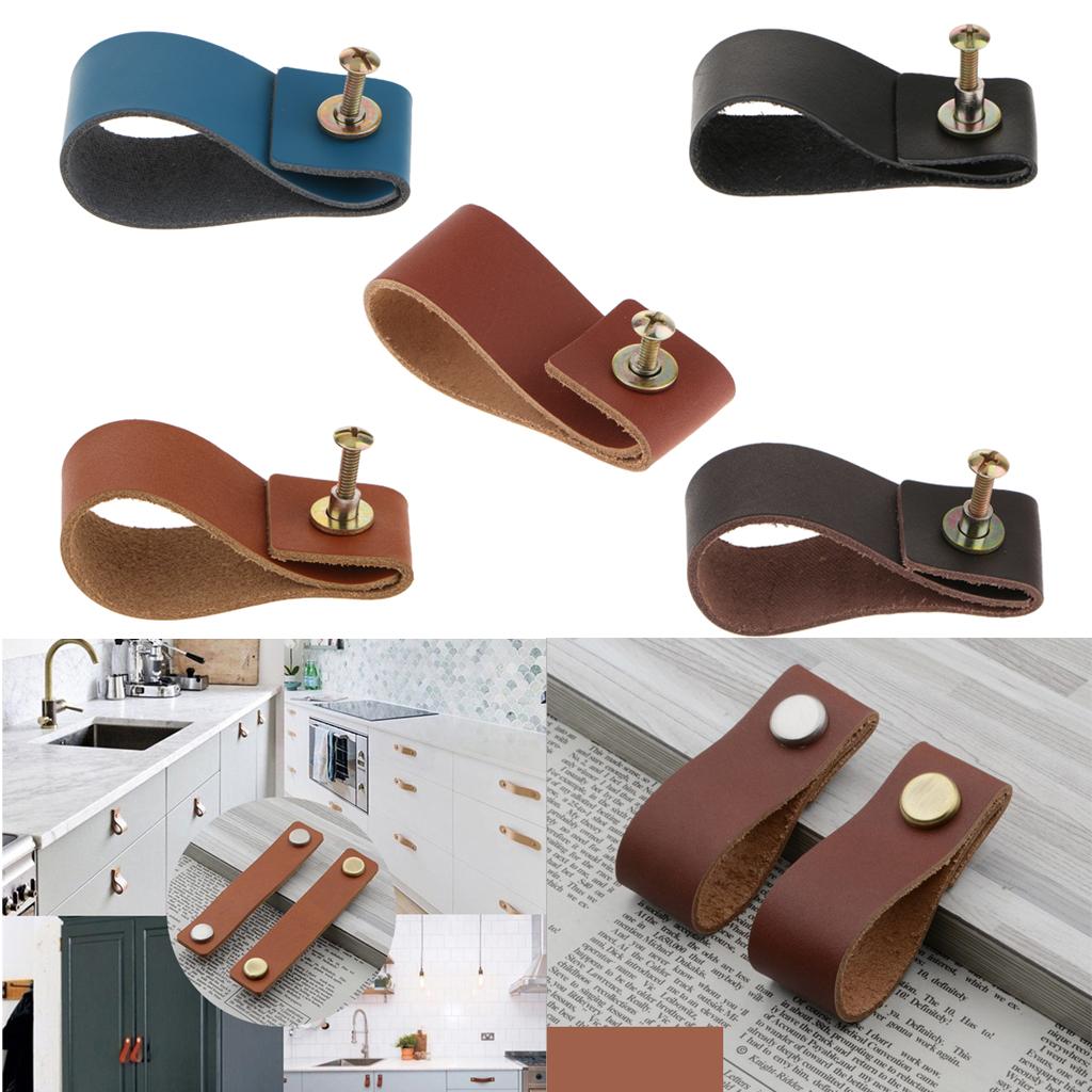 수제 가죽 서랍 손잡이, 캐비닛/찬장 손잡이, 옷장/욕 - Cabinet Handle Pull 리뷰 및 가격